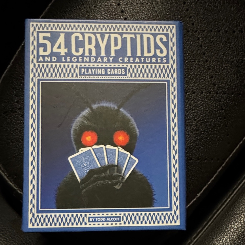 Adidas Blue and Red Cryptids Playing Cards